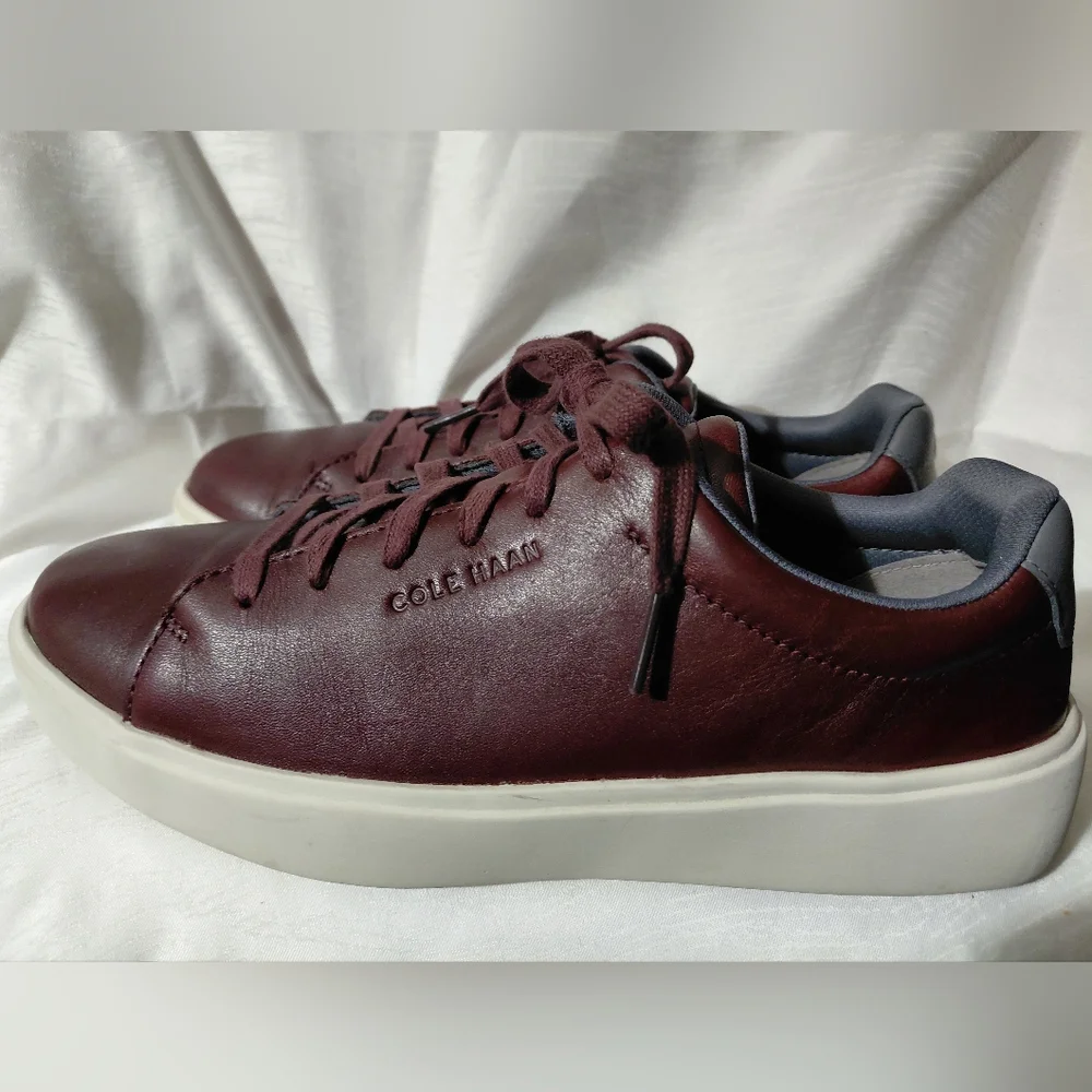 Cole Haan Men's Burgundy Sneakers - Picture 2 of 5